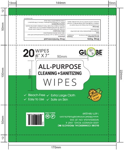 20 Wipes Label (20 Wipes)
